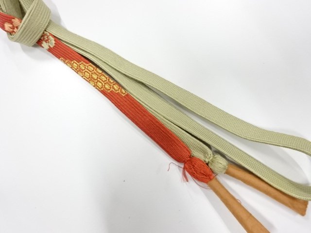 未使用品　正絹　手組帯締め